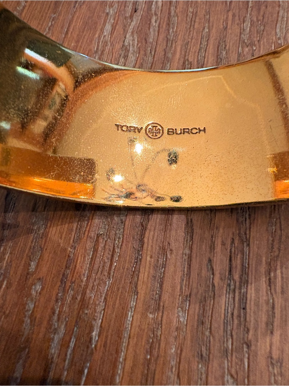 Tory Burch Gold-Tone Open Cuff Bracelet - Picture 4 of 5